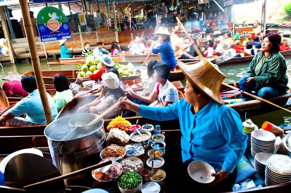 Ratchaburi floating market