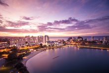 Mantra-Twin-Towns-Sunset