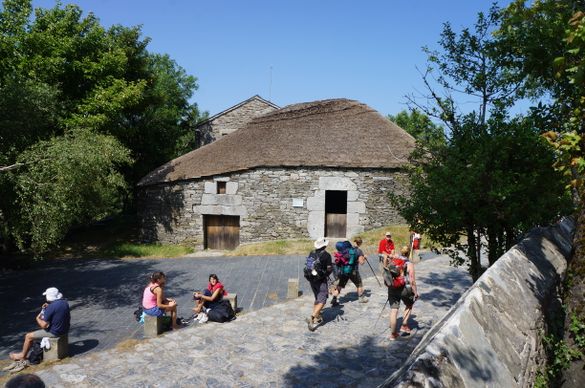 O Cebreiro and its famous thatched cottages, on the Camino de Santiago
