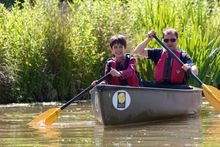 Canoe Safari adventure at a WWT Wetland Centre