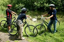 Bike safari adventure at a WWT Wetland Centre
