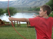 Archery, Goosewing Guest Ranch, Wyoming