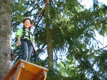 adventure challenge course, Red Horse Mountain Guest Ranch, Idaho