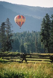hot air balloon flight, Vista Verde Luxury Guest Ranch, Colorado