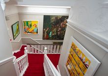Stairs and Art Collection