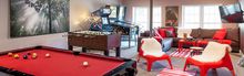 Game room at 506 on the River Inn, Woodstock, Vt.