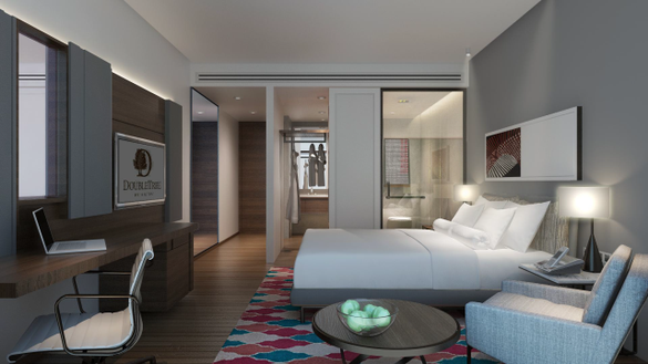DoubleTree Hilton Northbridge mock-up room