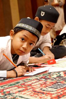 grandkemang - breakfasting with orphans