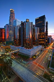 Downtown LA Skyline at Dusk