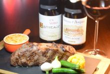 THE STEAK HOUSE winebar + grill - E. Guigal Wine Dinner (Charcoal Grilled US Prime Beef Striploin with buttered vegetables & thr