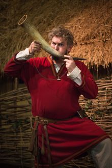 Fastulf the Trader (Stuart Perry) of JORVIK showcases how visitors’ senses will be stimulated during Vikings 4D. 