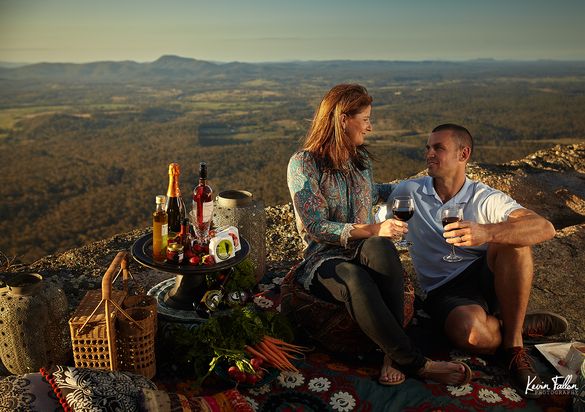 Bago Bluff picnic in Port Macquarie with local produce