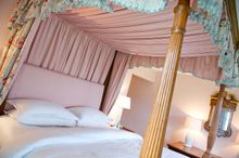 Romantic bedroom at The Cavendish Hotel at Baslow