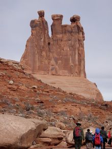 Three Gossips in Arches National Park