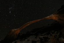 Night Sky Stars Arches National Park