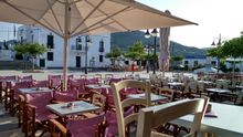 Skyros town centre