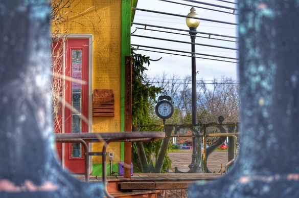 Peering into downtown Wooster
