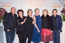 Matt Moran, Alla Wolf-Tasker, Christine Manfield, Maggie Beer, Valli Little and Shannon Bennett at the delicious Produce Awards 