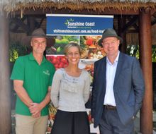 Shane Stanley (SS Farmer's Market), Jessica Da Costa (Spirit House) & Simon Ambrose (SCDL)