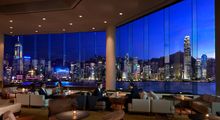 InterContinental Hong Kong - Panoramic Harbourviews from the Lobby Lounge