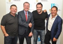 Gary Mehigan, Michael Johnson, Miguel Maestre and Alistair McLeod