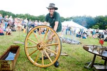 Phill Gregson at the National Forest Wood Fair