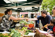 Vegetable producer at Horsham Food and Drink Festival