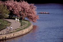 Joggers and rowers enjoy Fairmount Park, the nation's largest landscaped city park. New jogging, cycling, in-line skating, and 