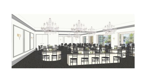 Peppers Manor House Interior Perspective, Conference