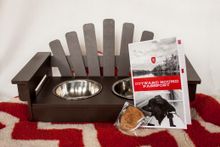 Adirondack feeding station, local guide to pet-friendly businesses and hikes, house made dog treats, custom pet beds