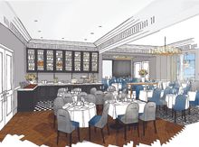 Llandudno Bay Hotel Restaurant sketch