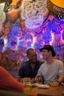 Chic dining at El Catrin, in Toronto Ontario's Distillery District