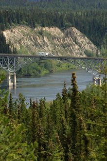 Teslin Bridge on Alaska Highway