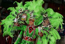 Dr. Monlezun at the Royal Gala held on Lundi Gras each year in Lake Charles