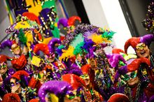 Mardi Gras Revelers 