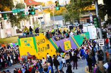 Crowds along the Children's Parade route