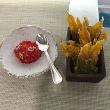 Restaurant at Meadowood - Zucchini Flowers