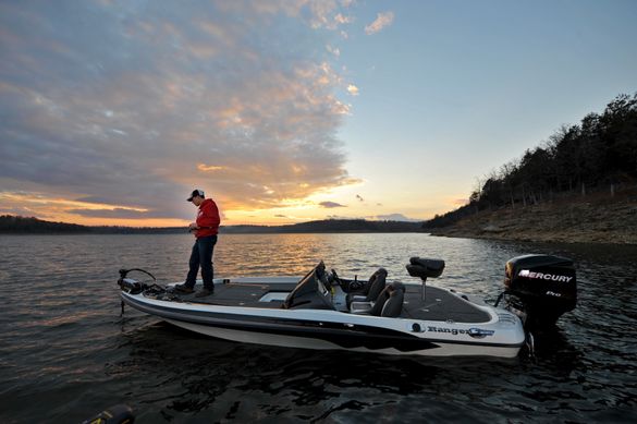 Fishing on Lake Ouachita