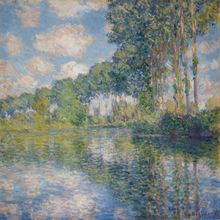 Claude Monet, Poplars on the river Epte, 1891, oil on canvas © Trustees of the National Galleries of Scotland