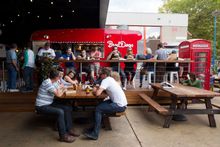 Refuel in the city’s many hot dining precincts including Lonsdale Street in Braddon.