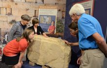 1,300 pound stone from the Western Wall in Jerusalem