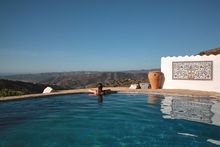 The pool offers a top of the world sensation