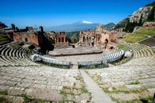 Mount Etna World Heritage Site Roman Amphitheatre, Sicily