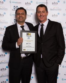 HM Awards Food & Beverage Associate Winner: Sommelier Antonio Vilaca, BEST WESTERN PREMIER Terrace Hotel with sponsor Ian Willia