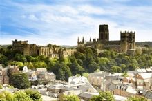 Durham\'s historic Cathedral City skyline