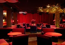 Vagabond Bar and Lounge Area.