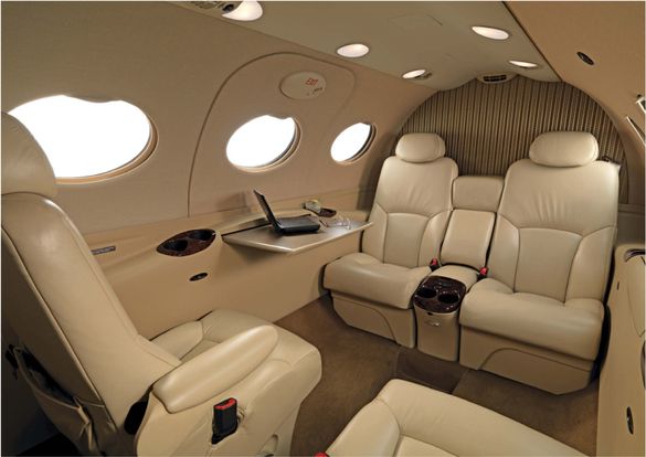 The Mustang offers cost-effective 'air taxi' travel for small groups.