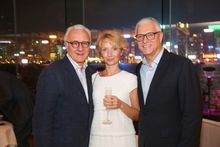 Alain Ducasse, Jitka Reibel & Jean-Jacques Reibel at SPOON by Alain Ducasse