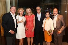 Louis Bowen, Jitka Reibel, Nancy Bowem Jean-Jacques Reibel, Angela Tsang & Moses Tsang at SPOON by Alain Ducasse