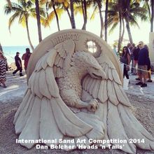 Sand Art Competion Heads
